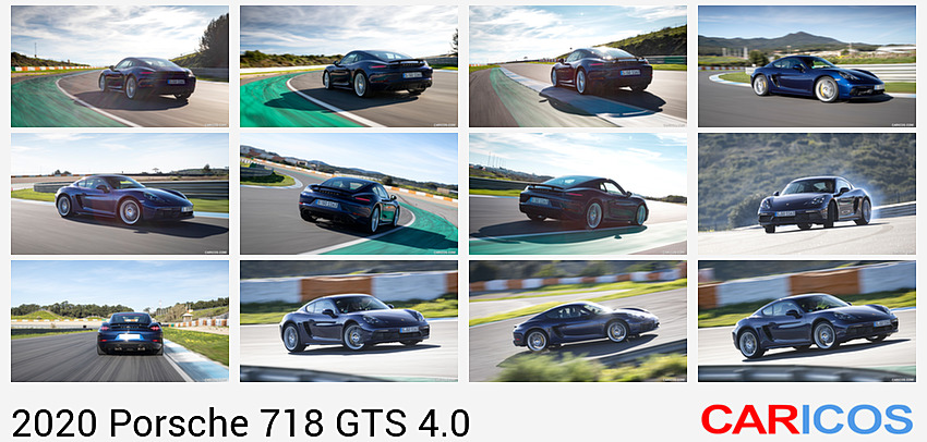 2020 Porsche 718 Cayman GTS 4.0 (Color: Gentian Blue Metallic) | Rear Three-Quarter