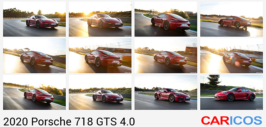2020 Porsche 718 Cayman GTS 4.0 (Color: Carmine Red) | Front Three-Quarter