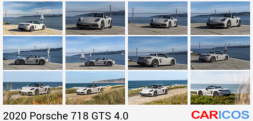 2020 Porsche 718 Boxster GTS 4.0 (Color: Crayon) | Rear Three-Quarter