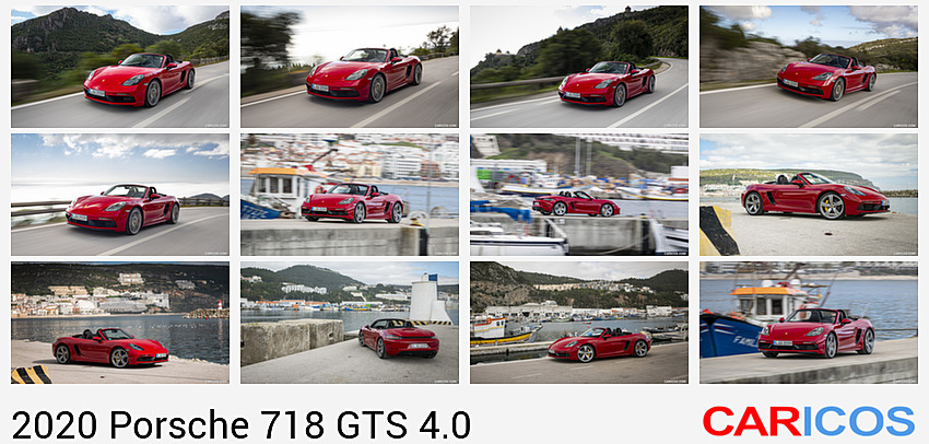 2020 Porsche 718 Boxster GTS 4.0 (Color: Carmine Red) | Front Three-Quarter