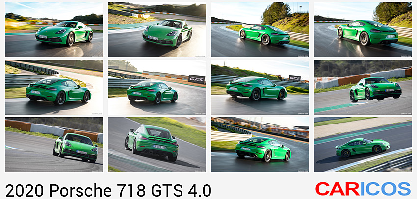2020 Porsche 718 Cayman GTS 4.0 (Color: Phyton Green) | Front Three-Quarter