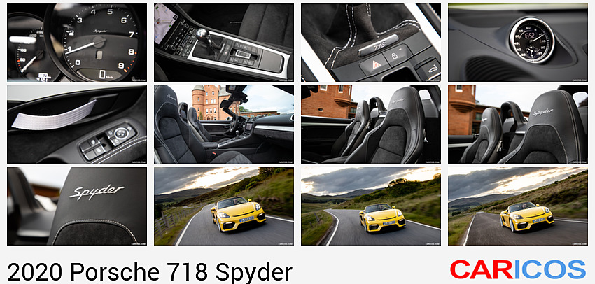 Porsche 718 Spyder | 2020MY | (Color: Carrara White Metallic) | Instrument Cluster