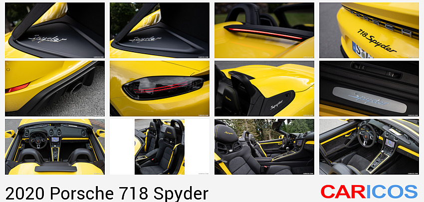 Porsche 718 Spyder | 2020MY | (Color: Racing Yellow) | Detail