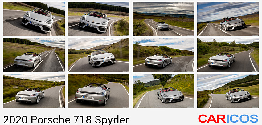 Porsche 718 Spyder | 2020MY | (Color: GT Silver Metallic) | Front