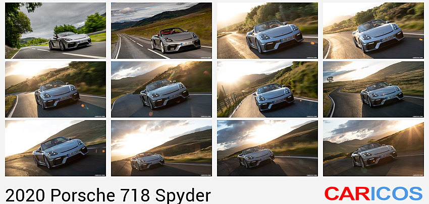 Porsche 718 Spyder | 2020MY | (Color: GT Silver Metallic) | Front