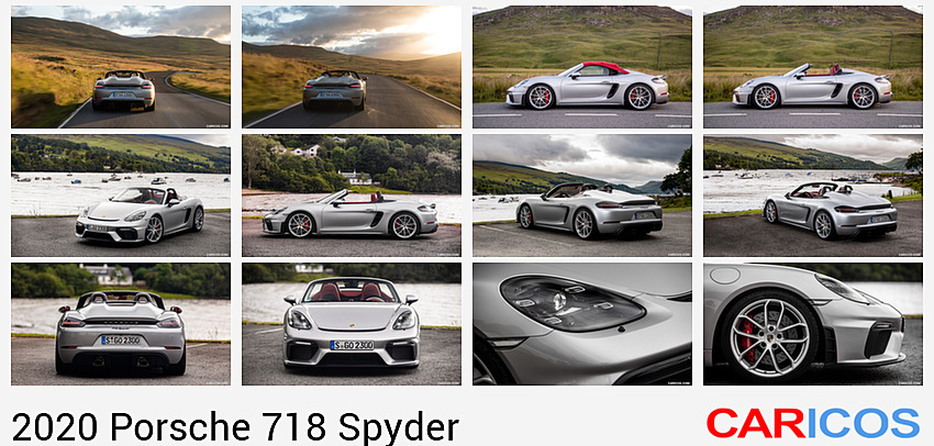 Porsche 718 Spyder | 2020MY | (Color: GT Silver Metallic) | Rear