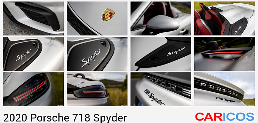 Porsche 718 Spyder | 2020MY | (Color: GT Silver Metallic) | Detail