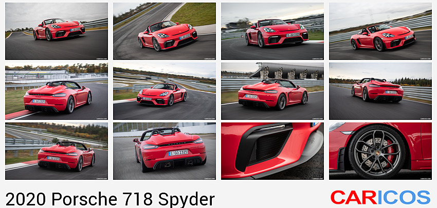 Porsche 718 Spyder | 2020MY | (Color: Guards Red) | Front Three-Quarter