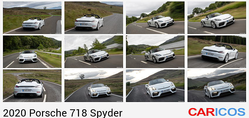 Porsche 718 Spyder | 2020MY | (Color: Carrara White Metallic) | Rear