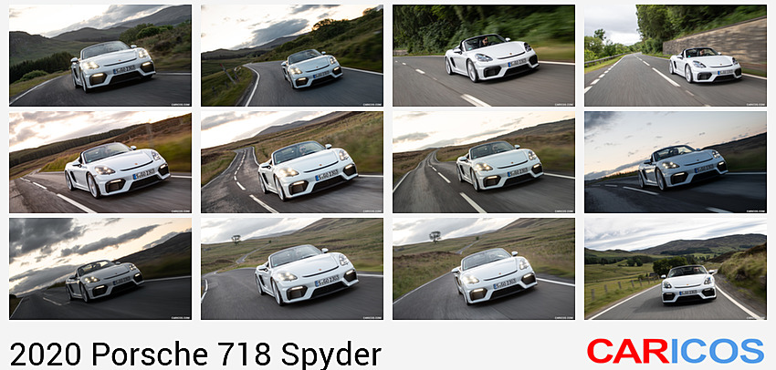 Porsche 718 Spyder | 2020MY | (Color: Carrara White Metallic) | Front