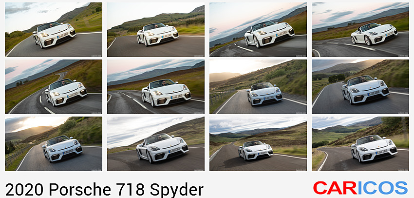 Porsche 718 Spyder | 2020MY | (Color: Carrara White Metallic) | Front