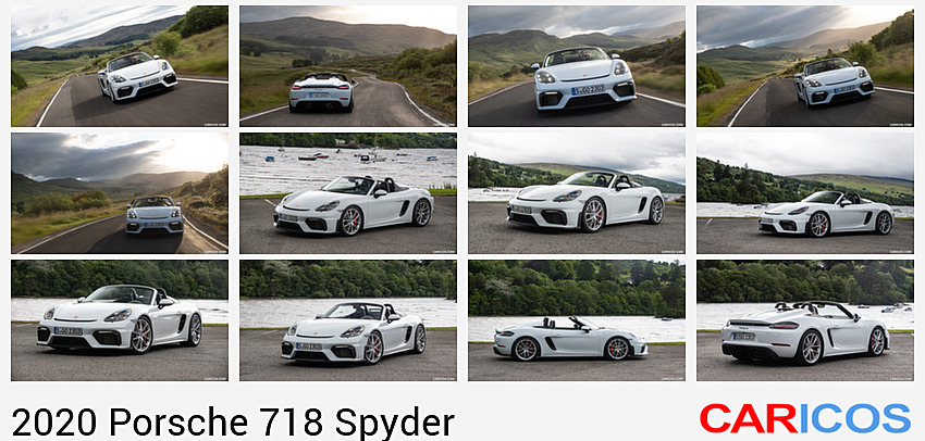 Porsche 718 Spyder | 2020MY | (Color: Carrara White Metallic) | Front