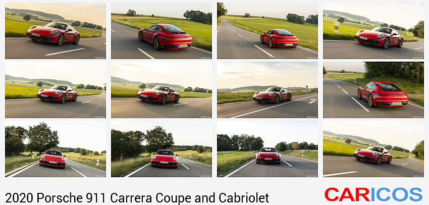 2020 Porsche 911 Carrera Coupe (Color: Guards Red) | Front Three-Quarter