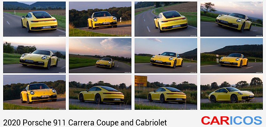 2020 Porsche 911 Carrera Coupe (Color: Racing Yellow) | Rear