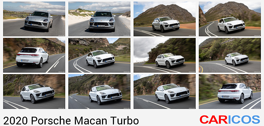 Porsche Macan Turbo | 2020MY |  (Color: Dolomite Silver Metallic) | Front