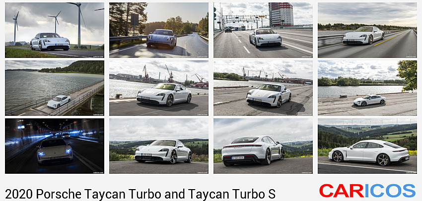 2020 Porsche Taycan Turbo S (Color: Carrara White Metallic) | Front