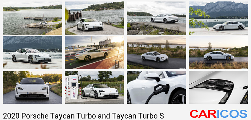 2020 Porsche Taycan Turbo S (Color: Carrara White Metallic) | Side