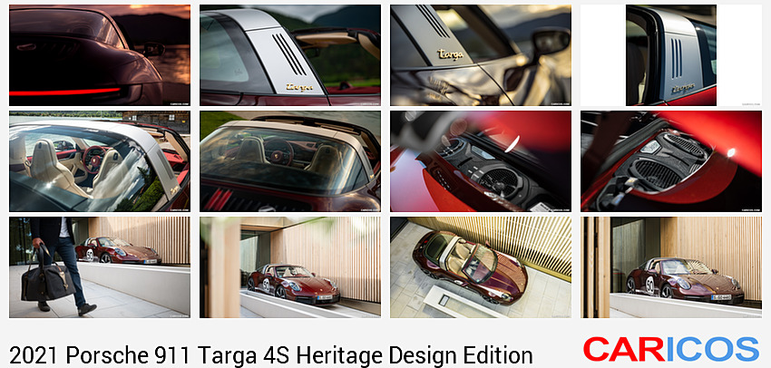 Porsche 911 Targa 4S Heritage Design Edition | 2021MY |  (Color: Cherry Metallic) | Detail