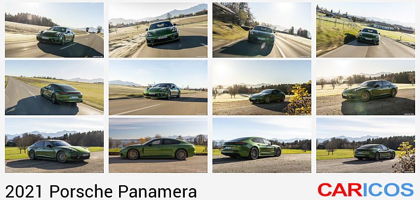 Porsche Panamera | 2021MY | 4S (Color: Mamba Green Metallic) | Front