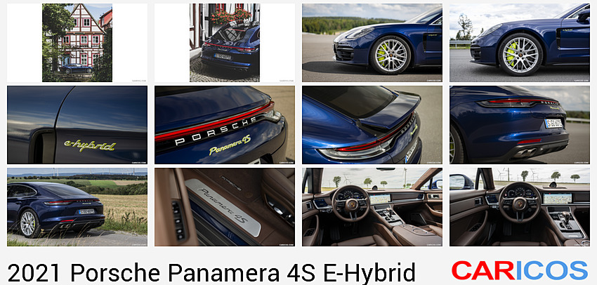 Porsche Panamera 4S E-Hybrid | 2021MY |  (Color: Gentian Blue Metallic) | Side