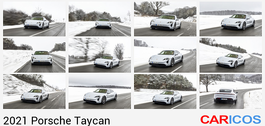 Porsche Taycan | 2021MY |  (Color: Ice Grey Metallic) | Front