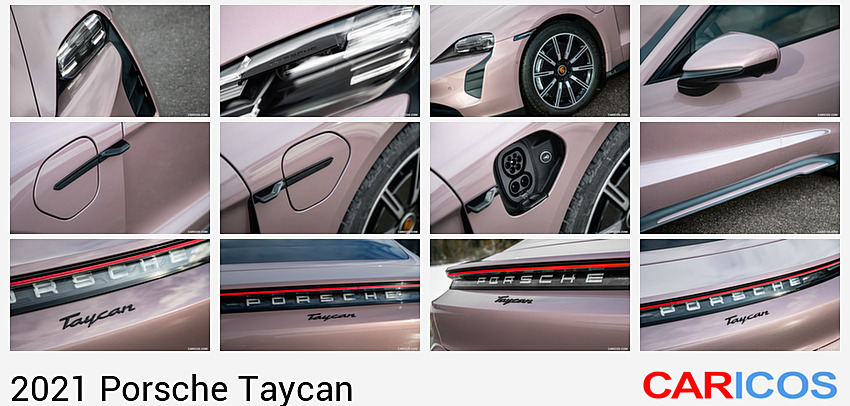 Porsche Taycan | 2021MY |  (Color: Frozen Berry Metallic) | Headlight
