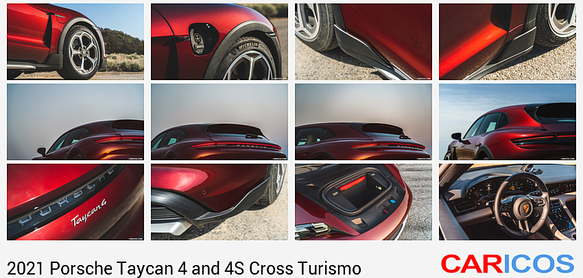 2021 Porsche Taycan 4 Cross Turismo (Color: Cherry Red) | Wheel