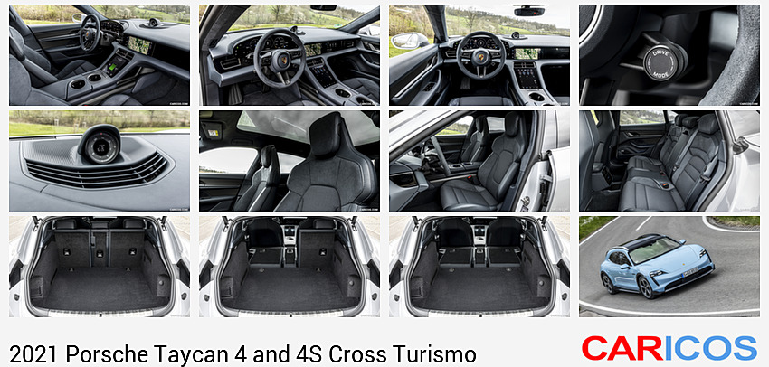 2021 Porsche Taycan 4S Cross Turismo (Color: Ice Grey Metallic) | Interior