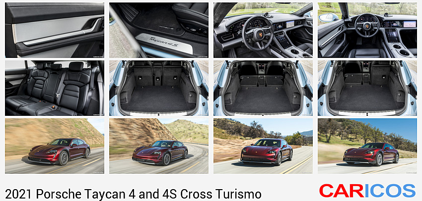 2021 Porsche Taycan 4S Cross Turismo (Color: Frozen Blue Metallic) | Interior, Detail