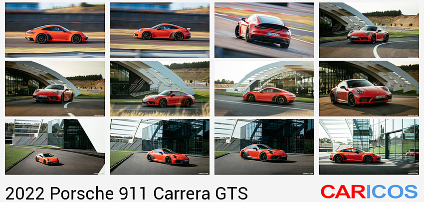 2022 Porsche 911 Carrera 4 GTS (Color: Lava Orange) | Side