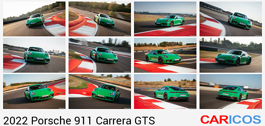 Porsche 911 Carrera GTS | 2022MY |  (Color: Python Green) | Front