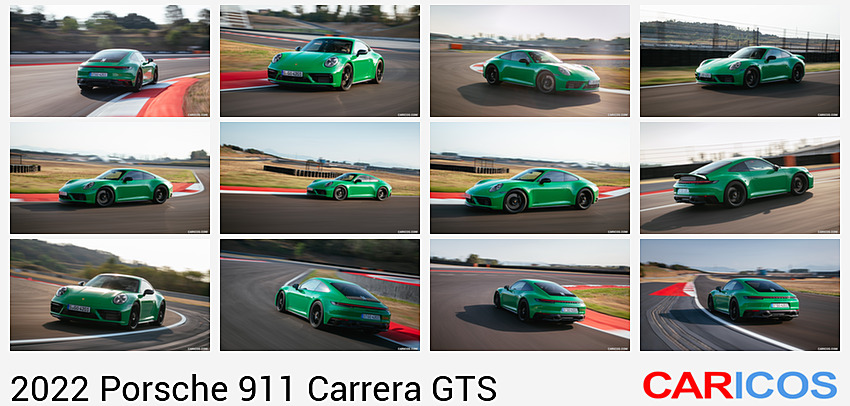 Porsche 911 Carrera GTS | 2022MY |  (Color: Python Green) | Rear