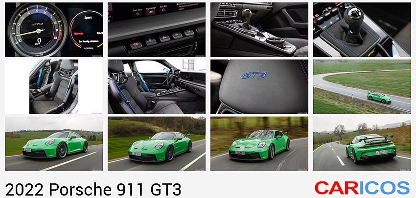 PORSCHE 911 GT3 2022 JAUNE