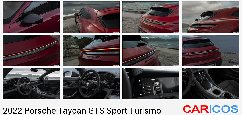 Porsche Taycan GTS Sport Turismo | 2022MY |  (Color: Carmine Red) | Mirror