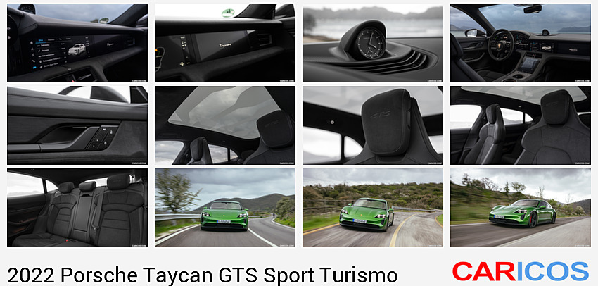 Porsche Taycan GTS Sport Turismo | 2022MY |  (Color: Carmine Red) | Central Console