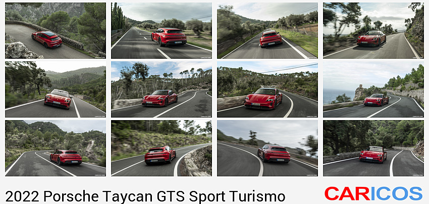 Porsche Taycan GTS Sport Turismo | 2022MY |  (Color: Carmine Red) | Top