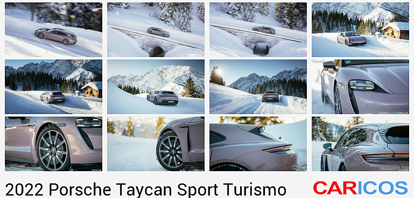 Porsche Taycan Sport Turismo | 2022MY | (Color: Frozen Berry Metallic) | Side