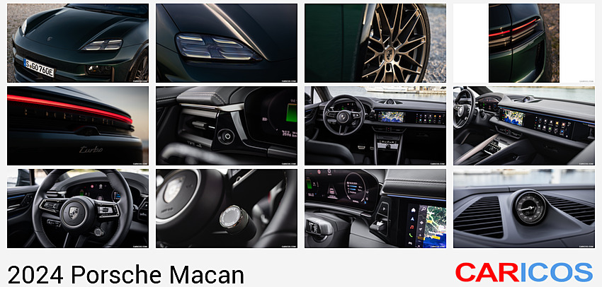 Porsche Macan | 2024MY |  Turbo (Color: Porsche Racing Green Metallic) | Front