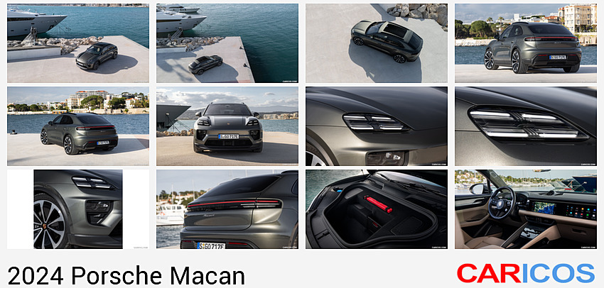 Porsche Macan | 2024MY |  4 (Color: Aventurine Green Metallic) | Front Three-Quarter