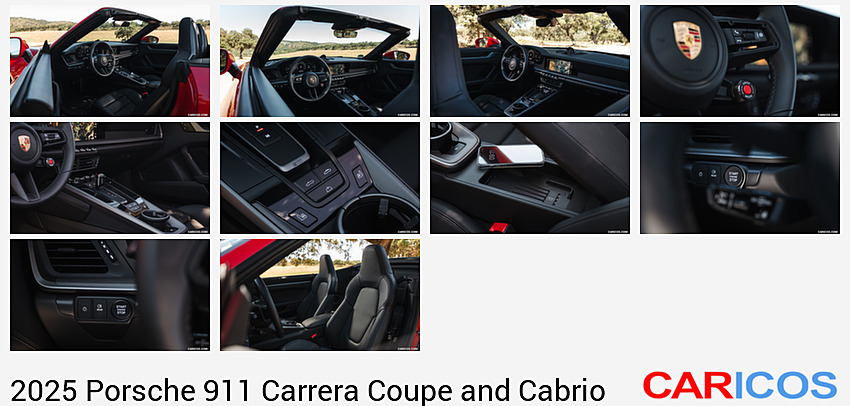 2025 Porsche 911 Carrera Cabrio (Color: Guards Red) | Interior