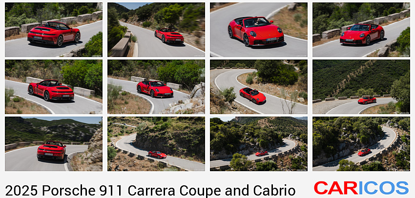 2025 Porsche 911 Carrera Cabrio (Color: Guards Red) | Rear