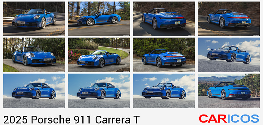 Porsche 911 Carrera T | 2025MY |  Cabrio | Front Three-Quarter