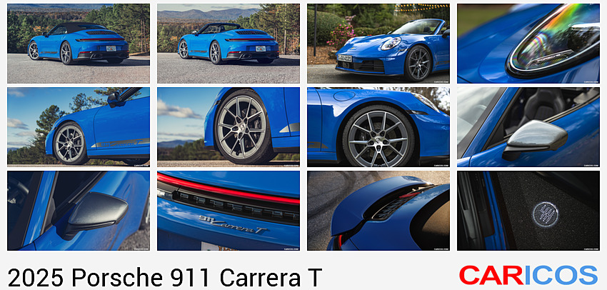 Porsche 911 Carrera T | 2025MY |  Cabrio | Rear Three-Quarter