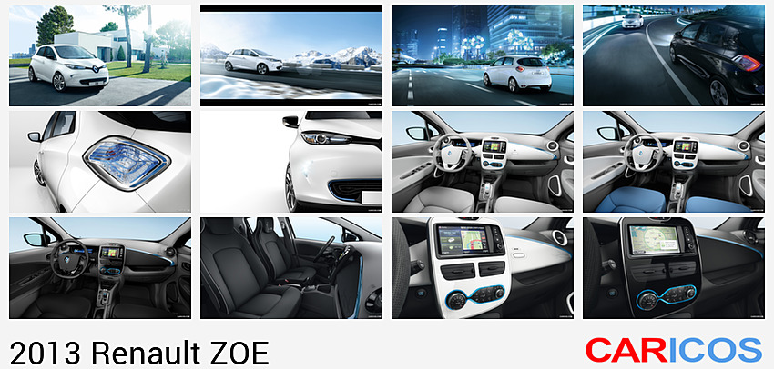Renault Zoe Interior & Exterior design