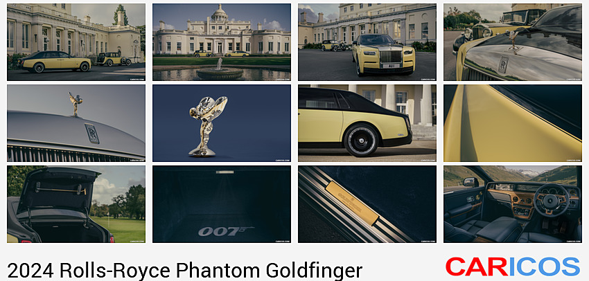 Rolls-Royce Phantom Goldfinger | 2024MY | Rear Three-Quarter
