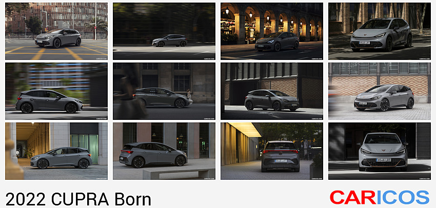 CUPRA Born | 2022MY |  (Color: Vapor Grey) | Front Three-Quarter
