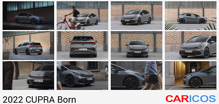 CUPRA Born | 2022MY |  (Color: Vapor Grey) | Front Three-Quarter