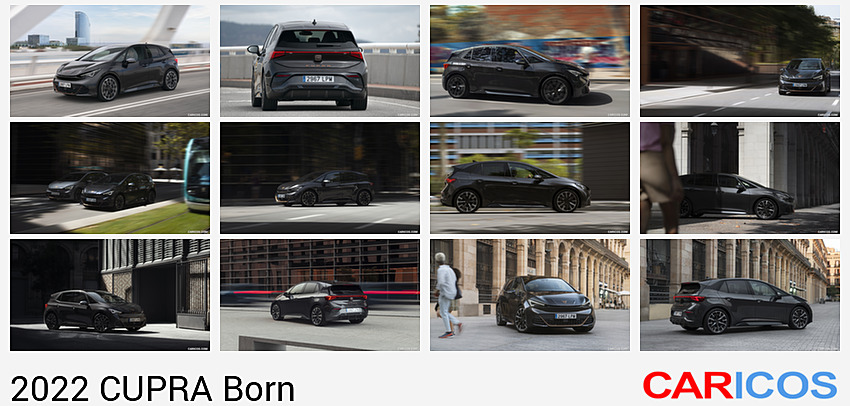 CUPRA Born | 2022MY |  (Color: Quasar Grey) | Front Three-Quarter