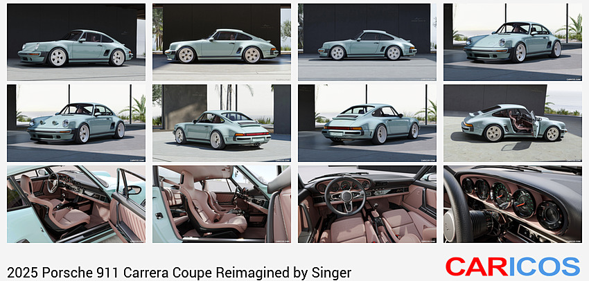 Porsche 911 Carrera Coupe Reimagined by Singer | 2025MY |  with Touring-Focused Specification | Side