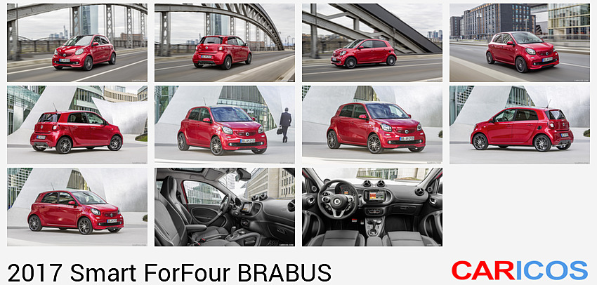 Brabus Smart forfour (2017) - pictures, information & specs